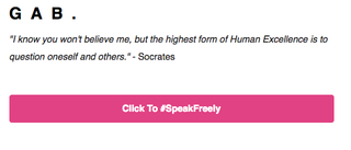Image: Gab.ai’s entry email